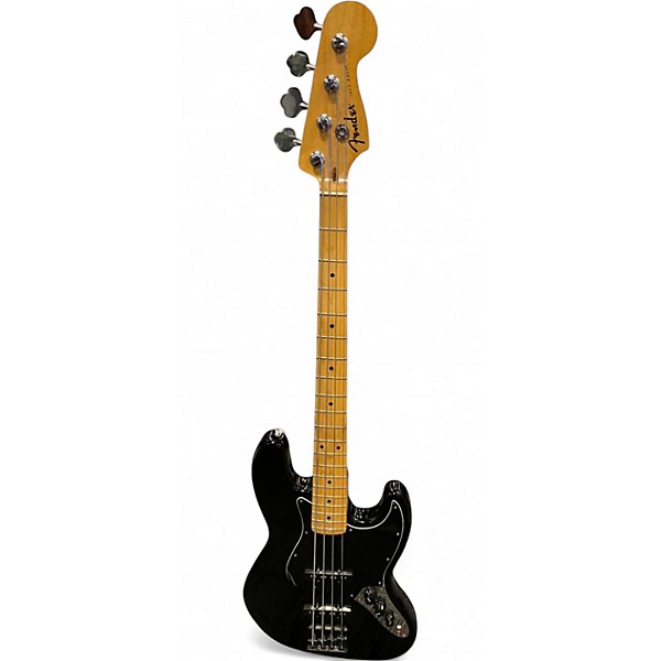 Used Fender Standard Jazz Bass Black Electric Bass Guitar