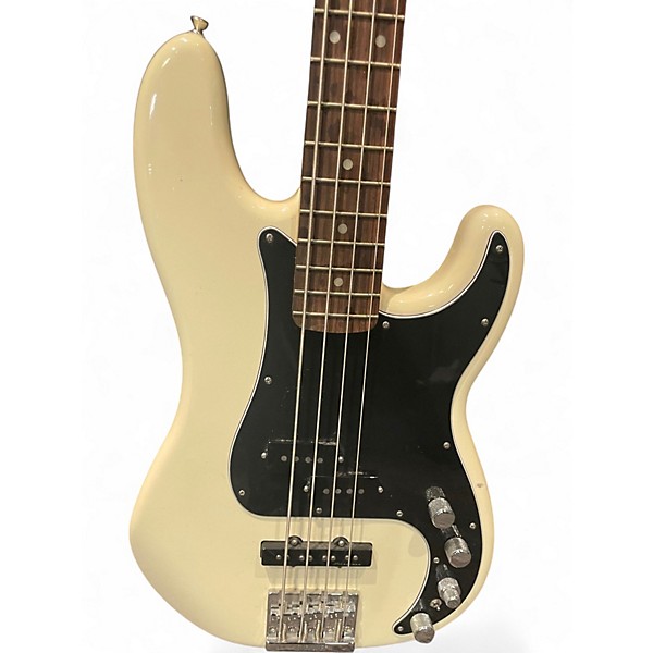 Used Fender Standard Precision Bass White Electric Bass Guitar