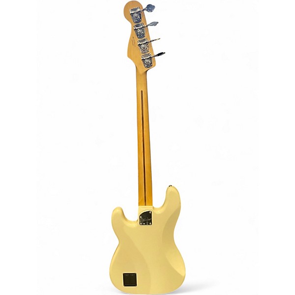 Used Fender Standard Precision Bass White Electric Bass Guitar