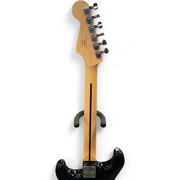 Used Squier Standard Stratocaster Black Solid Body Electric Guitar