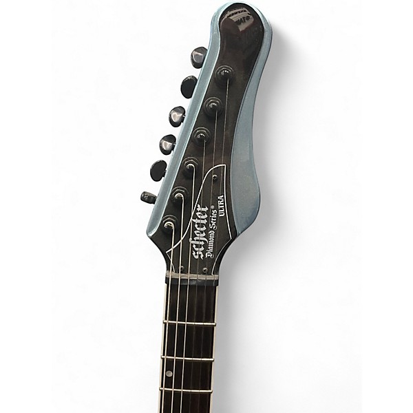 Used Schecter Guitar Research Ultra 6 STRING Pelham Blue Solid Body Electric Guitar