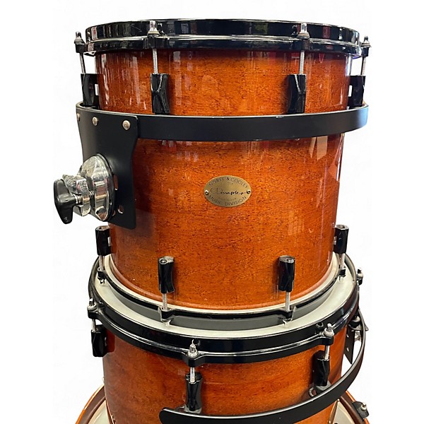 Used Noble & Cooley 5 Piece CD Maple Honey Maple Stain Drum Kit