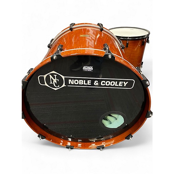 Used Noble & Cooley 5 Piece CD Maple Honey Maple Stain Drum Kit
