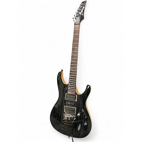 Used Ibanez S570AH SILVER WAVE Solid Body Electric Guitar