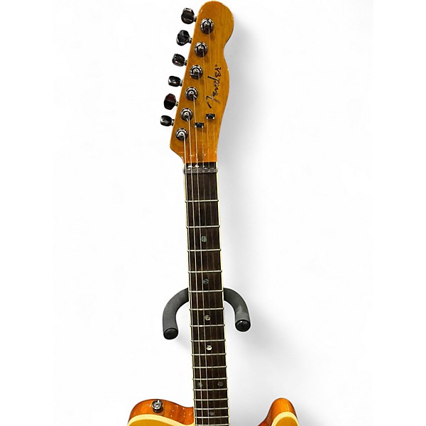 Used Fender Special Edition Custom Telecaster FMT HH Amber Solid Body Electric Guitar