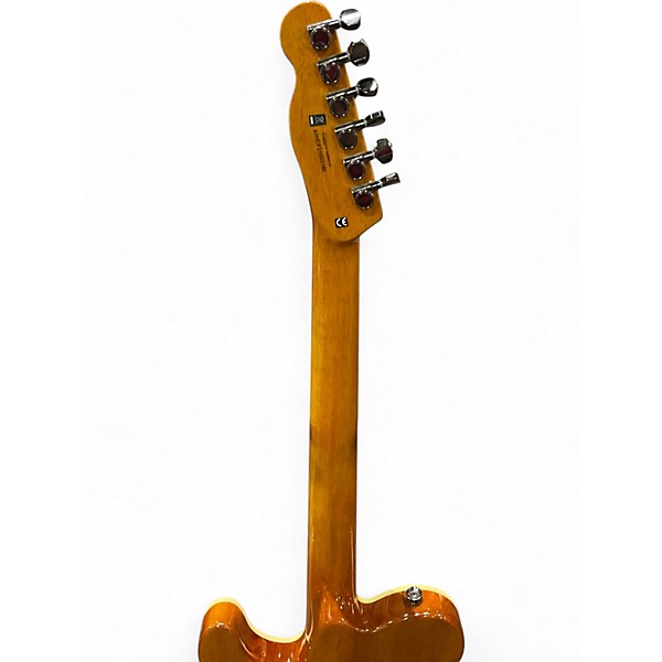 Used Fender Special Edition Custom Telecaster FMT HH Amber Solid Body Electric Guitar