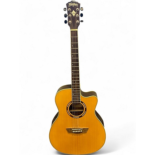 Used Washburn AG20CEK Natural Acoustic Electric Guitar