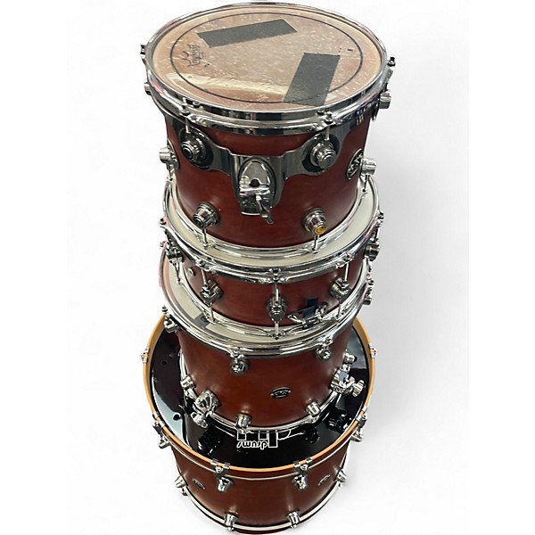 Used DW 4 Piece Performance Series Tobacco Stain Drum Kit