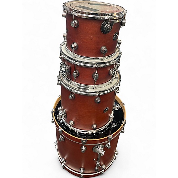 Used DW 4 Piece Performance Series Tobacco Stain Drum Kit
