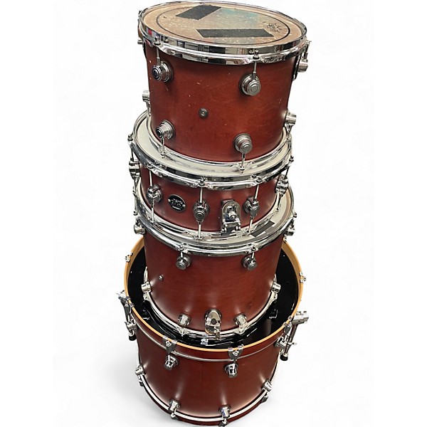 Used DW 4 Piece Performance Series Tobacco Stain Drum Kit