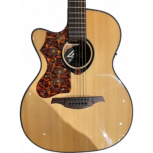 Used Lag Tramontane TL80ACE Natural Acoustic Electric Guitar