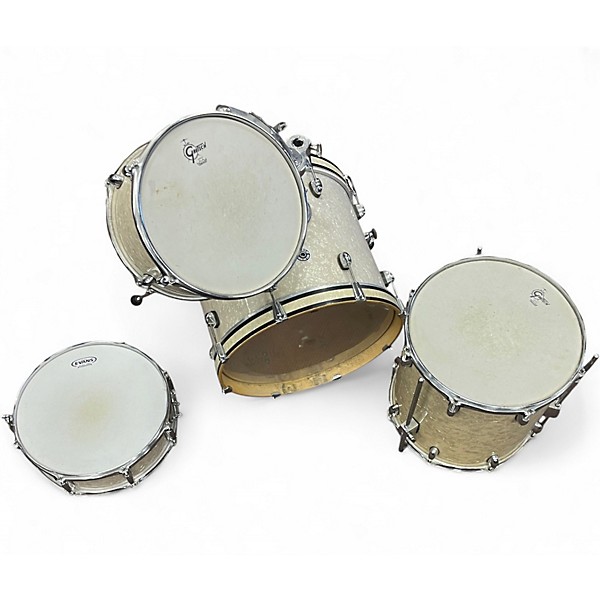 Used Gretsch Drums 4 Piece CATALINA CLUB Pearl White Drum Kit