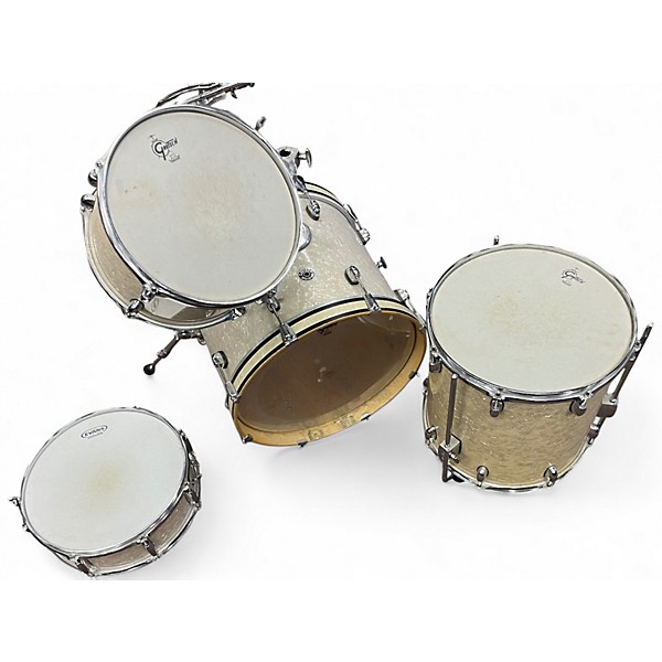 Used Gretsch Drums 4 Piece CATALINA CLUB Pearl White Drum Kit