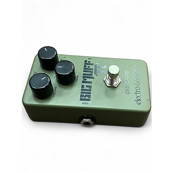 Used Electro-Harmonix Green Russian Big Muff Pi Fuzz Effect Pedal