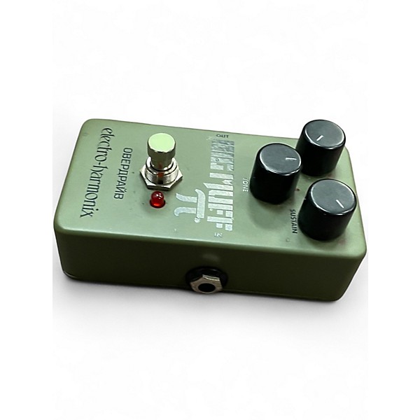 Used Electro-Harmonix Green Russian Big Muff Pi Fuzz Effect Pedal