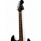 Used Starcaster by Fender Stratocaster Black Solid Body Electric Guitar