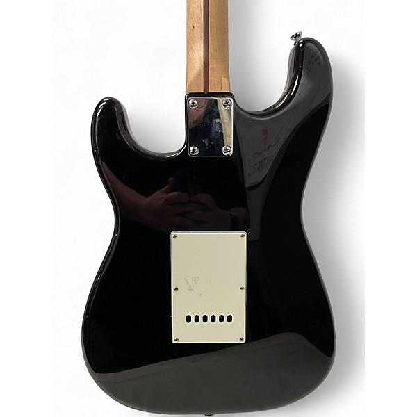 Used Starcaster by Fender Stratocaster Black Solid Body Electric Guitar