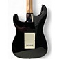 Used Starcaster by Fender Stratocaster Black Solid Body Electric Guitar