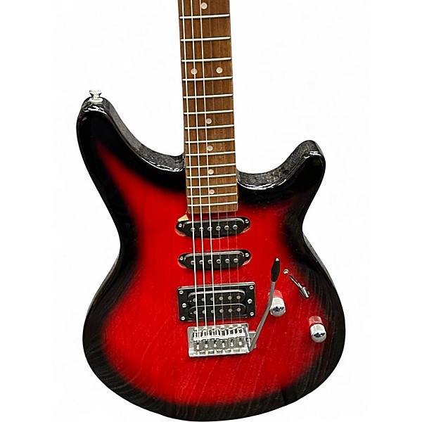 Used Rogue ROCKETEER Red Solid Body Electric Guitar