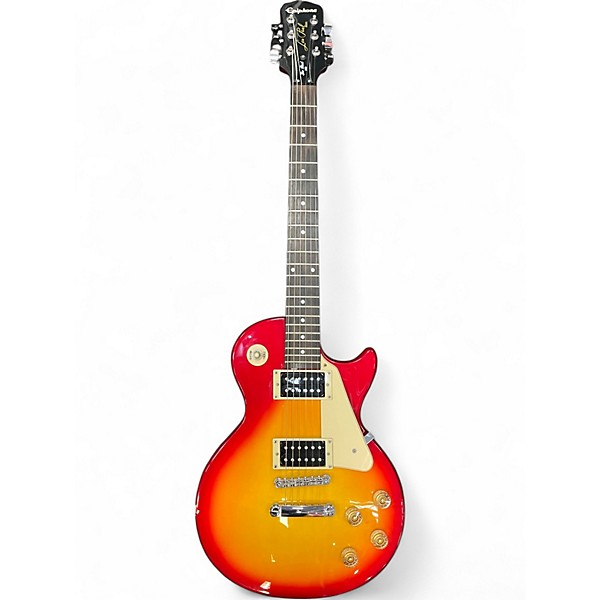 Used Epiphone Les Paul 100 Bolt On Cherry Sunburst Solid Body Electric Guitar