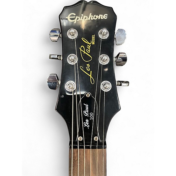 Used Epiphone Les Paul 100 Bolt On Cherry Sunburst Solid Body Electric Guitar