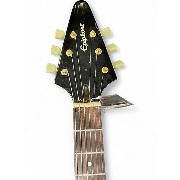 Used Epiphone 1958 Korina Flying V Natural Solid Body Electric Guitar