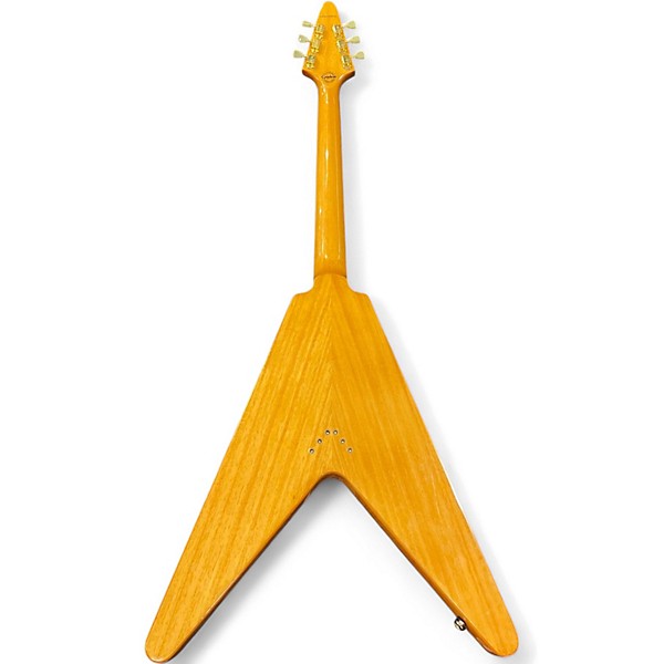 Used Epiphone 1958 Korina Flying V Natural Solid Body Electric Guitar