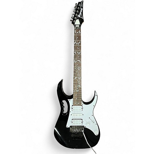 Used Ibanez JEMJR Black Solid Body Electric Guitar