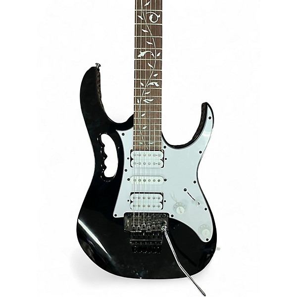 Used Ibanez JEMJR Black Solid Body Electric Guitar