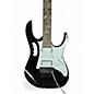 Used Ibanez JEMJR Black Solid Body Electric Guitar