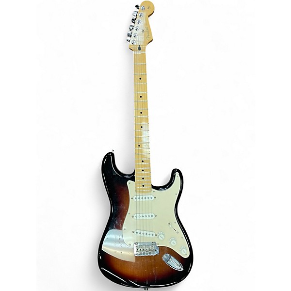 Used Fender Player Stratocaster 3 Tone Sunburst Solid Body Electric Guitar