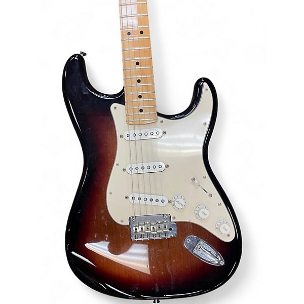 Used Fender Player Stratocaster 3 Tone Sunburst Solid Body Electric Guitar