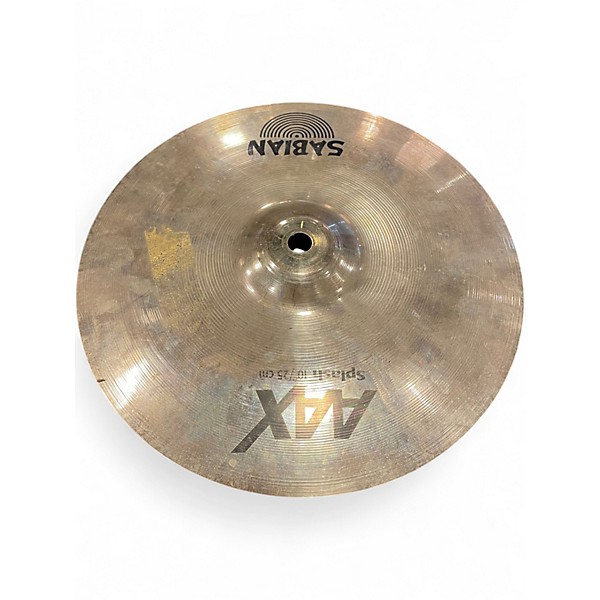 Used SABIAN 10in AAX Splash Brilliant Cymbal