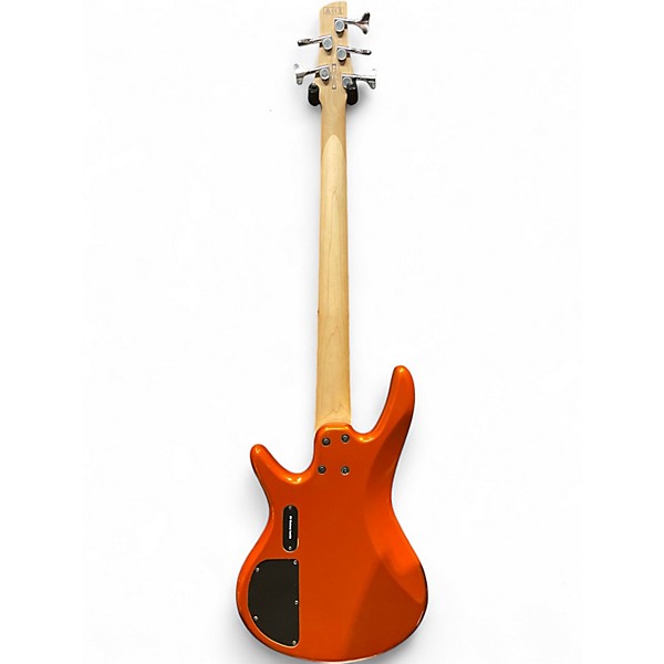 Used Ibanez GSR205 5 String Roadster Orange Metallic Electric Bass Guitar