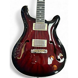 Used PRS SE Hollowbody Standard Fire Red Burst Hollow Body Electric Guitar