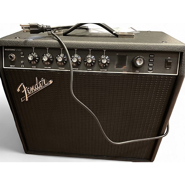 Used Fender Mustang LTX50 50W 1x12 Guitar Combo Amp