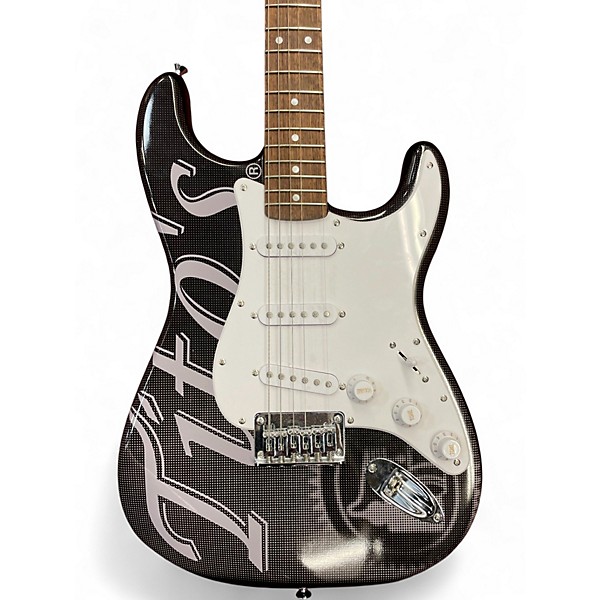 Used Squier TITOS STRATOCASTER Black Solid Body Electric Guitar