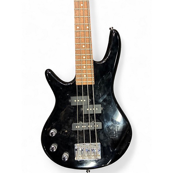Used Ibanez GSRM20L Mikro Left-Handed Black Electric Bass Guitar