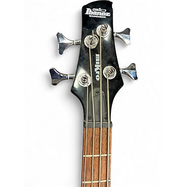 Used Ibanez GSRM20L Mikro Left-Handed Black Electric Bass Guitar