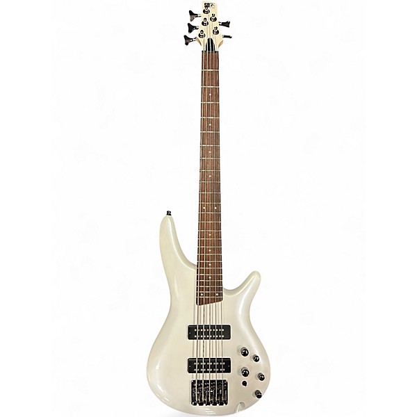 Used 2025 Ibanez SR305E Pearl White Electric Bass Guitar