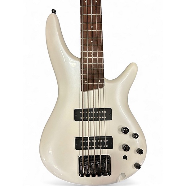 Used 2025 Ibanez SR305E Pearl White Electric Bass Guitar