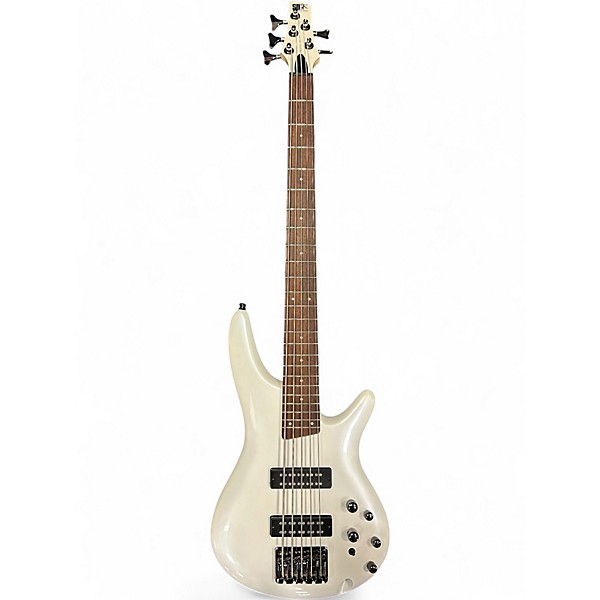 Used 2025 Ibanez SR305E Pearl White Electric Bass Guitar