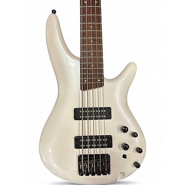 Used 2025 Ibanez SR305E Pearl White Electric Bass Guitar