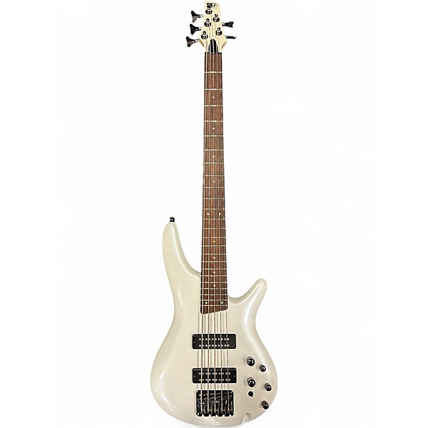 Used 2025 Ibanez SR305E Pearl White Electric Bass Guitar