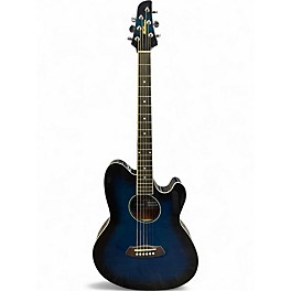 Used Ibanez TCY10E Talman Blue Burst Acoustic Electric Guitar