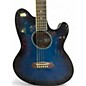 Used Ibanez TCY10E Talman Blue Burst Acoustic Electric Guitar
