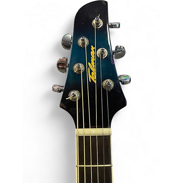 Used Ibanez TCY10E Talman Blue Burst Acoustic Electric Guitar