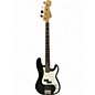 Used Squier Affinity Precision Bass 20th anniversary Black Electric Bass Guitar thumbnail