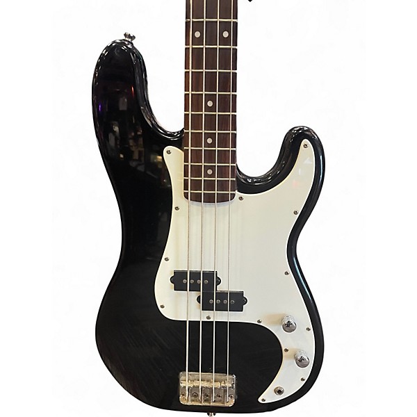 Used Squier Affinity Precision Bass 20th anniversary Black Electric Bass Guitar