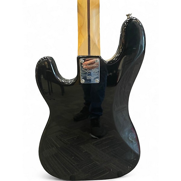 Used Squier Affinity Precision Bass 20th anniversary Black Electric Bass Guitar